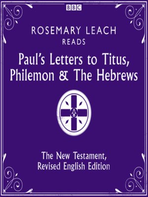cover image of Paul's Letters to Titus, Philemon & the Hebrews